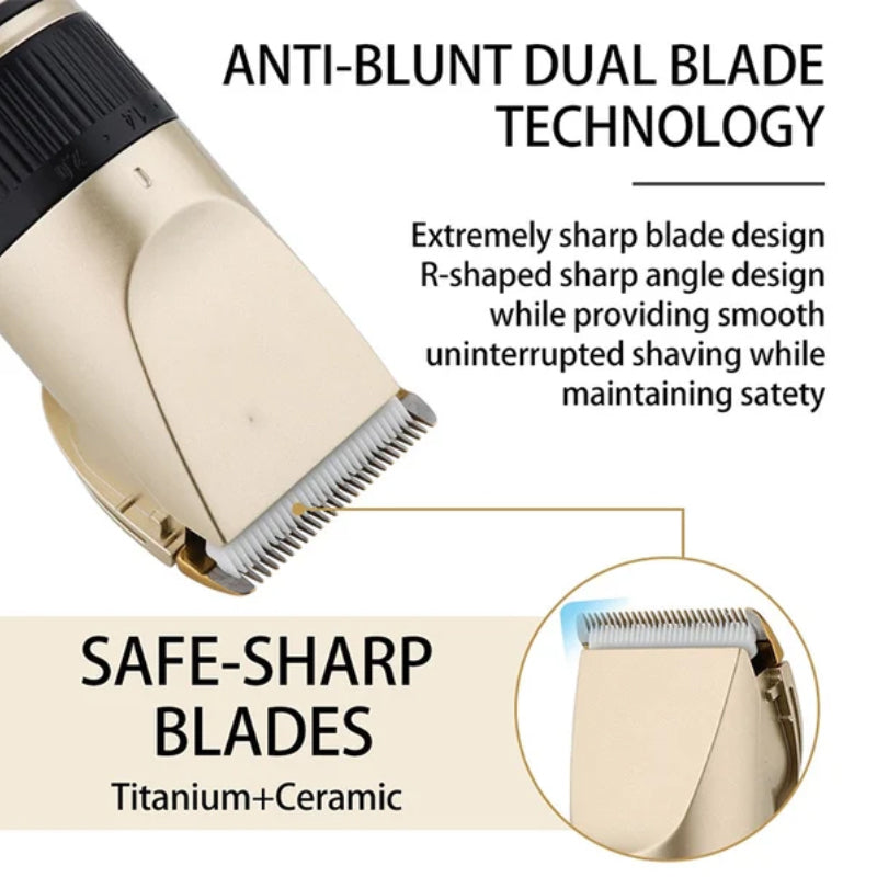 Tyliai veikianti plaukų kirpimo mašinėlė augintiniams