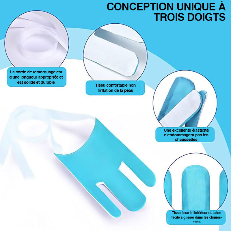 Pagalbinė priemonė - "Kojinių mova"