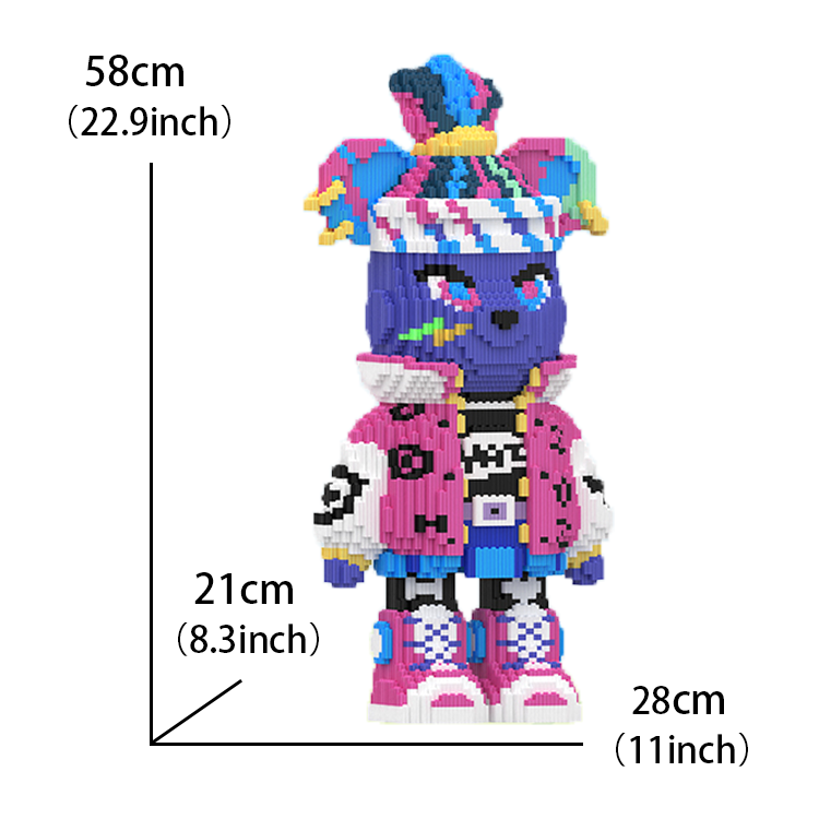 Lego surenkamas meškinas