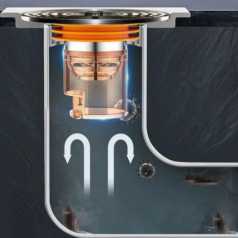 Nerūdijančio plieno drenažo vožtuvas