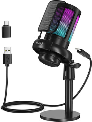 RGB profesionalus mikrofonas – 5 nuotrauka
