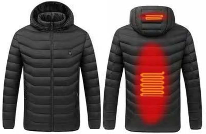 Šilta žieminė striukė su papildomu šildymu