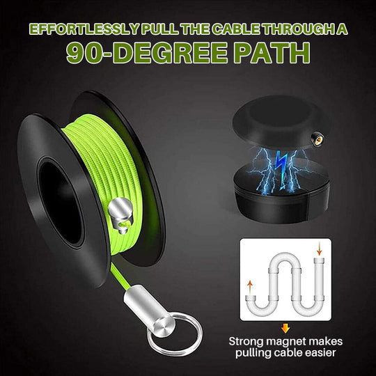 Magnetinis kabelių tiesimo įrankis