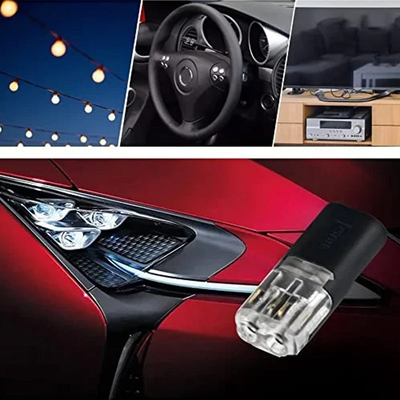 Dviguba laidų sujungimo jungtis