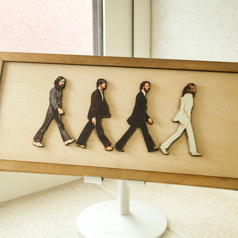 3D "The Beatles" grupės paveikslas