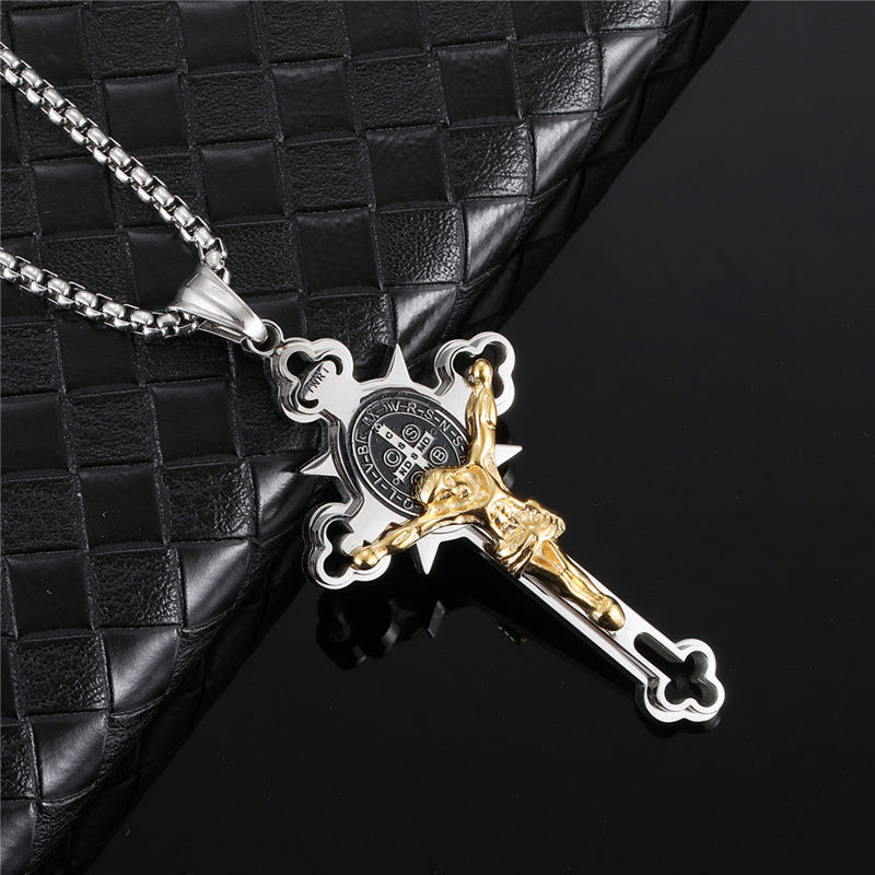 Šv. Benedikto medalionas kryžiuje