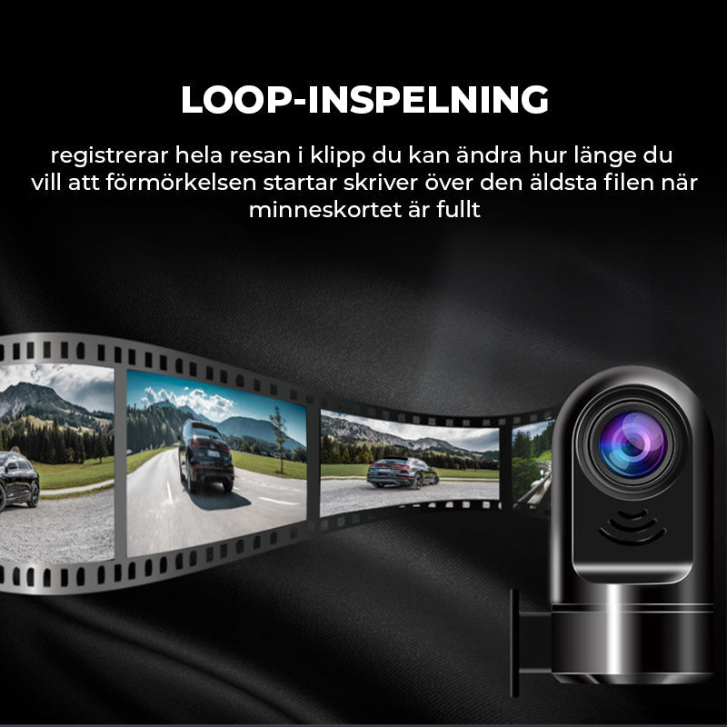 1080P HD 360° besisukanti mini kamera