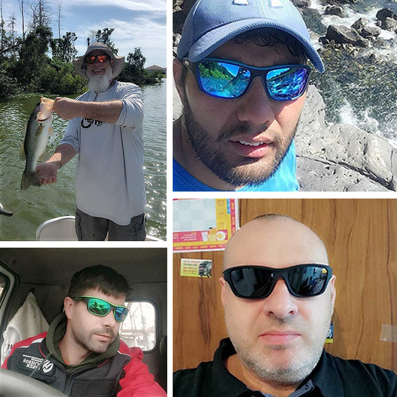 Saulės akiniai su poliarizaciniais lęšiais