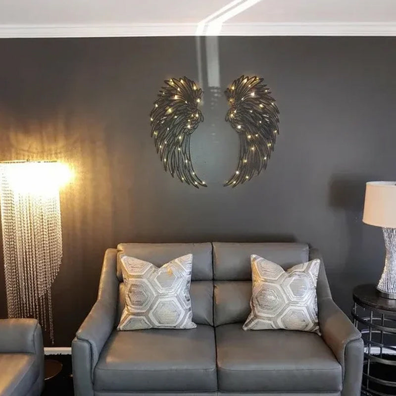 Angelo sparnų sienos dekoracija