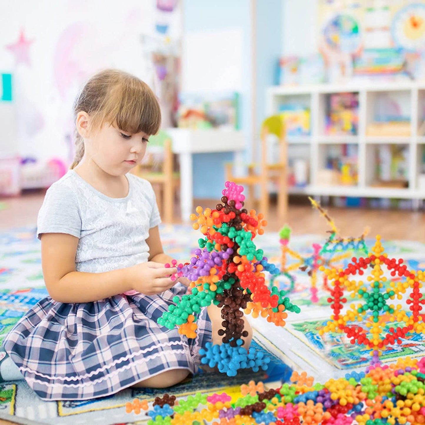 3D gėlių formos lego