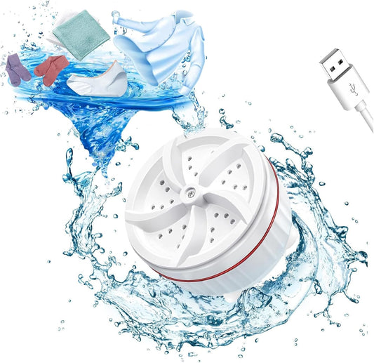 Nešiojamas indų ir drabužių skalbimo prietaisas