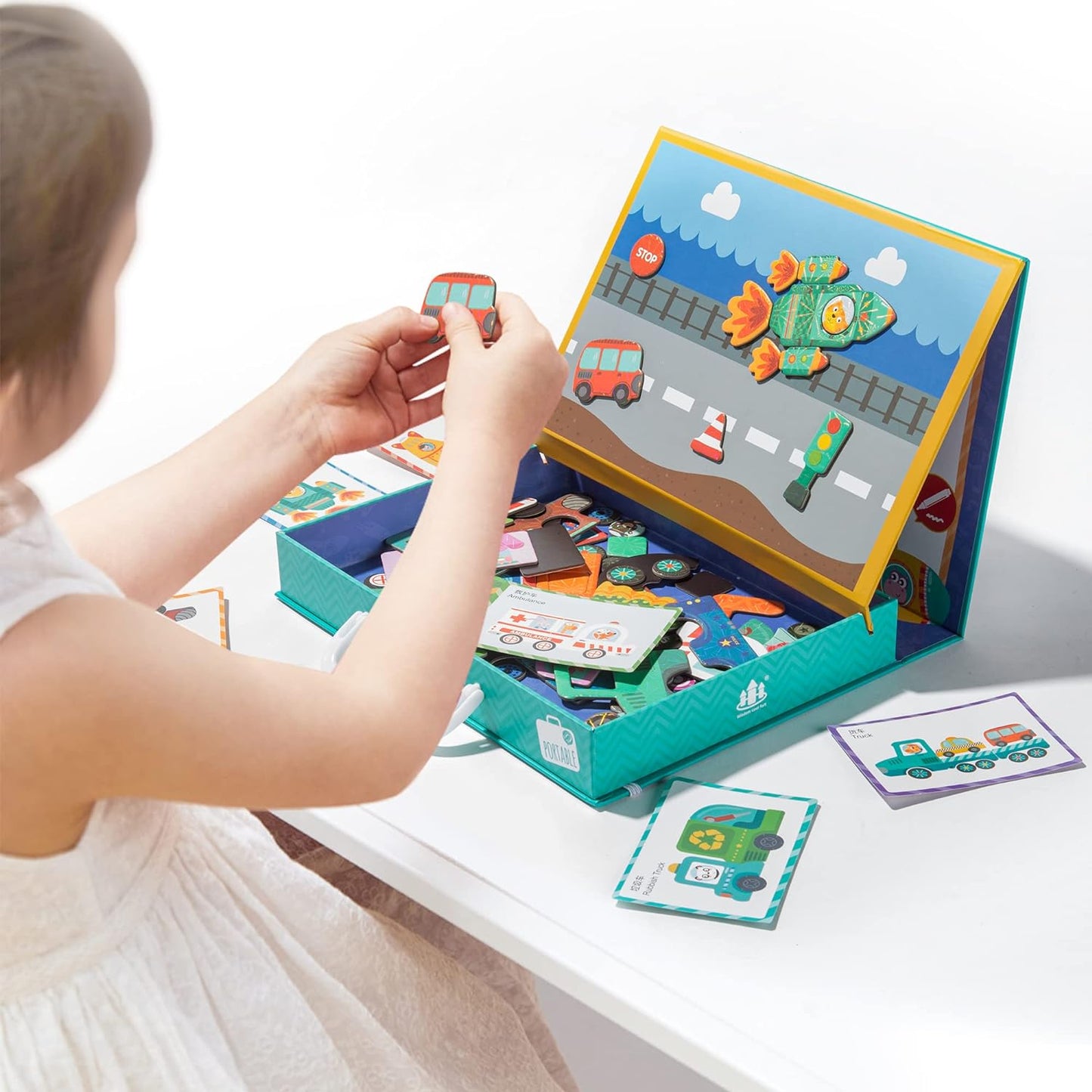 3D magnetinė edukacinė dėlionė