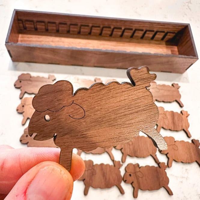 Medinių siūlų ričių rinkinys