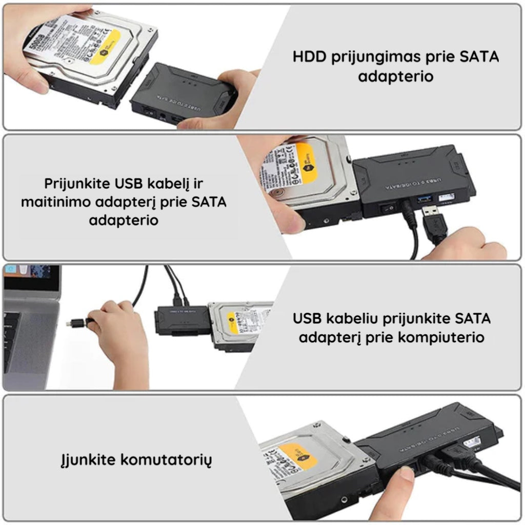\Ultra Recovery Converter\" duomenų atgaminimo adapteris"