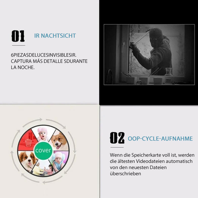 Mini vaizdo kamera HD 1080P