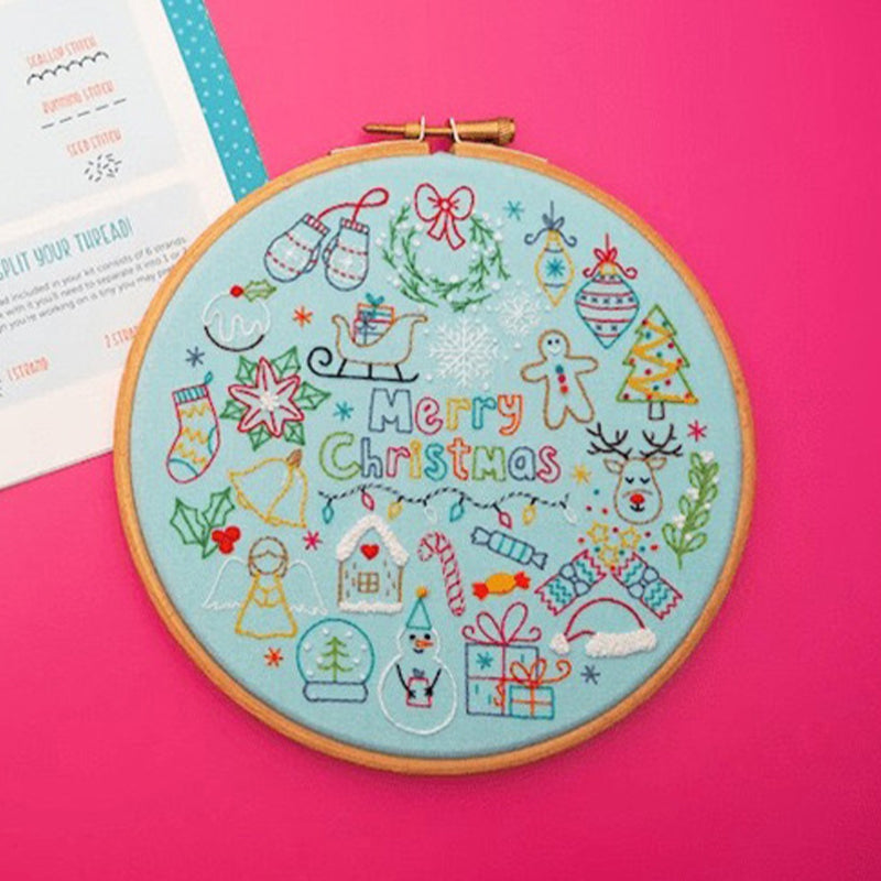 Kalėdinis siuvinėjimo rinkinys