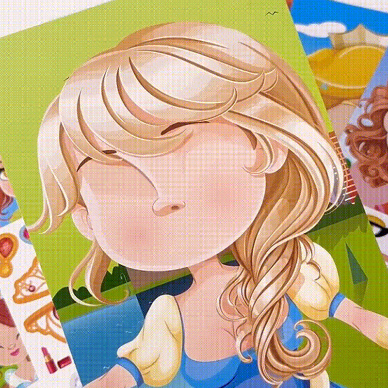 Kūrybinė lipdukų knyga vaikams