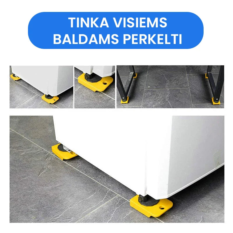 Baldų perkėlimo rinkinys (4 ratukai)