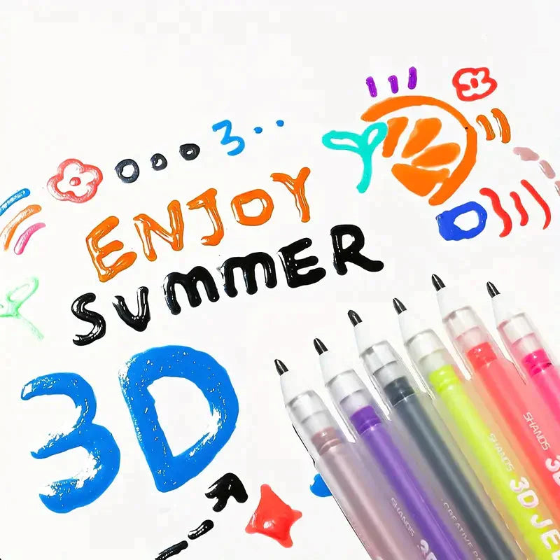 \GelPen™\" - geliniai rašikliai su 3D efektu"
