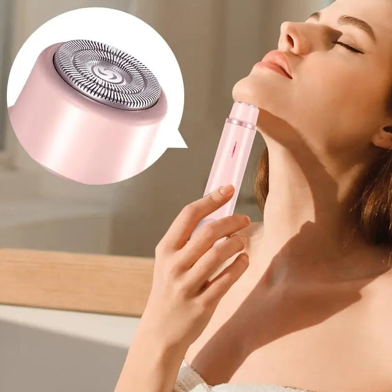 Įkraunamas Modernus Elektrinis Skustuvas Moterims