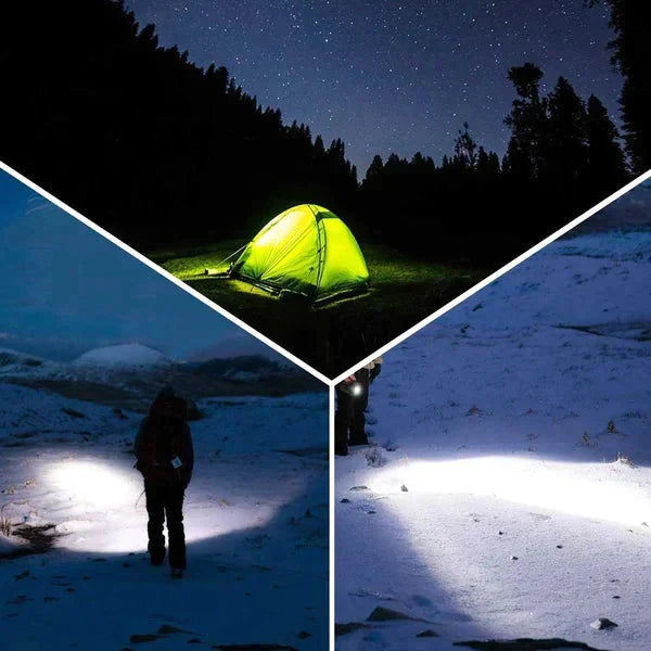\Big Light\" itin ryškiai šviečiantis pakraunamas LED prožektorius"