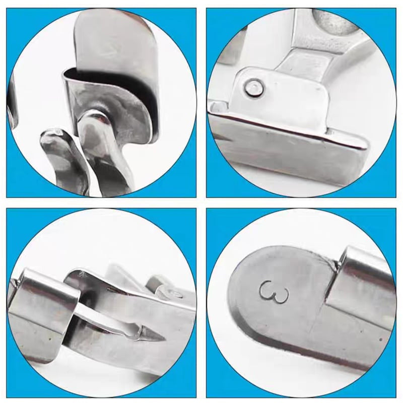 Prispaudimo pėdelė siūlių kraštams