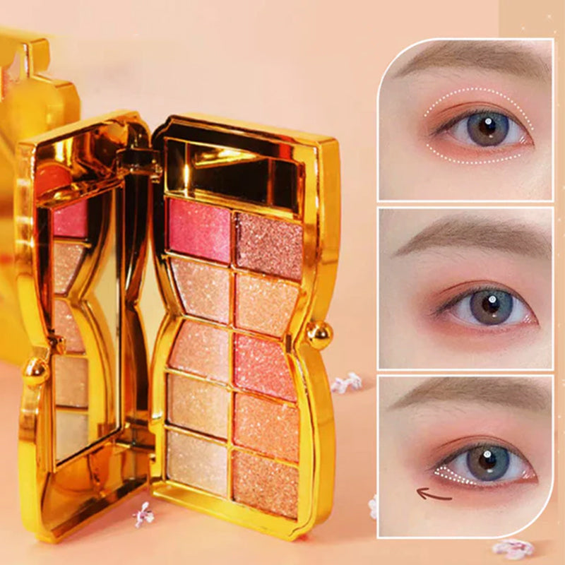 Blizgančių akių šešėlių paletė