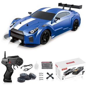 RC Drift Automobilis su LED Šviesomis ir Garų Efektu – 10 nuotrauka