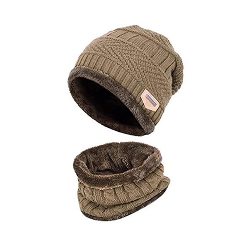 Žieminė beanie kepurė ir šalikas