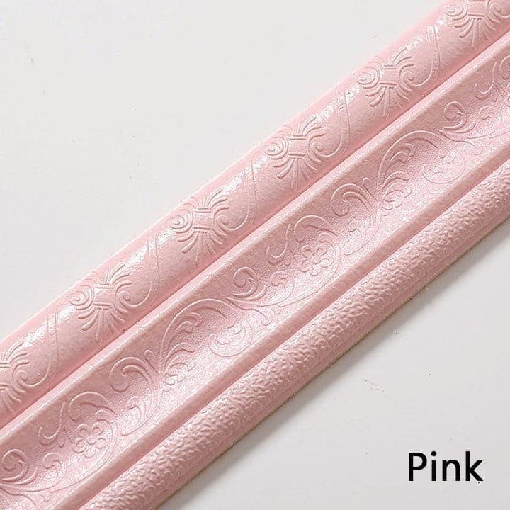 Dekoratyvinė 3D sienų kraštų juosta