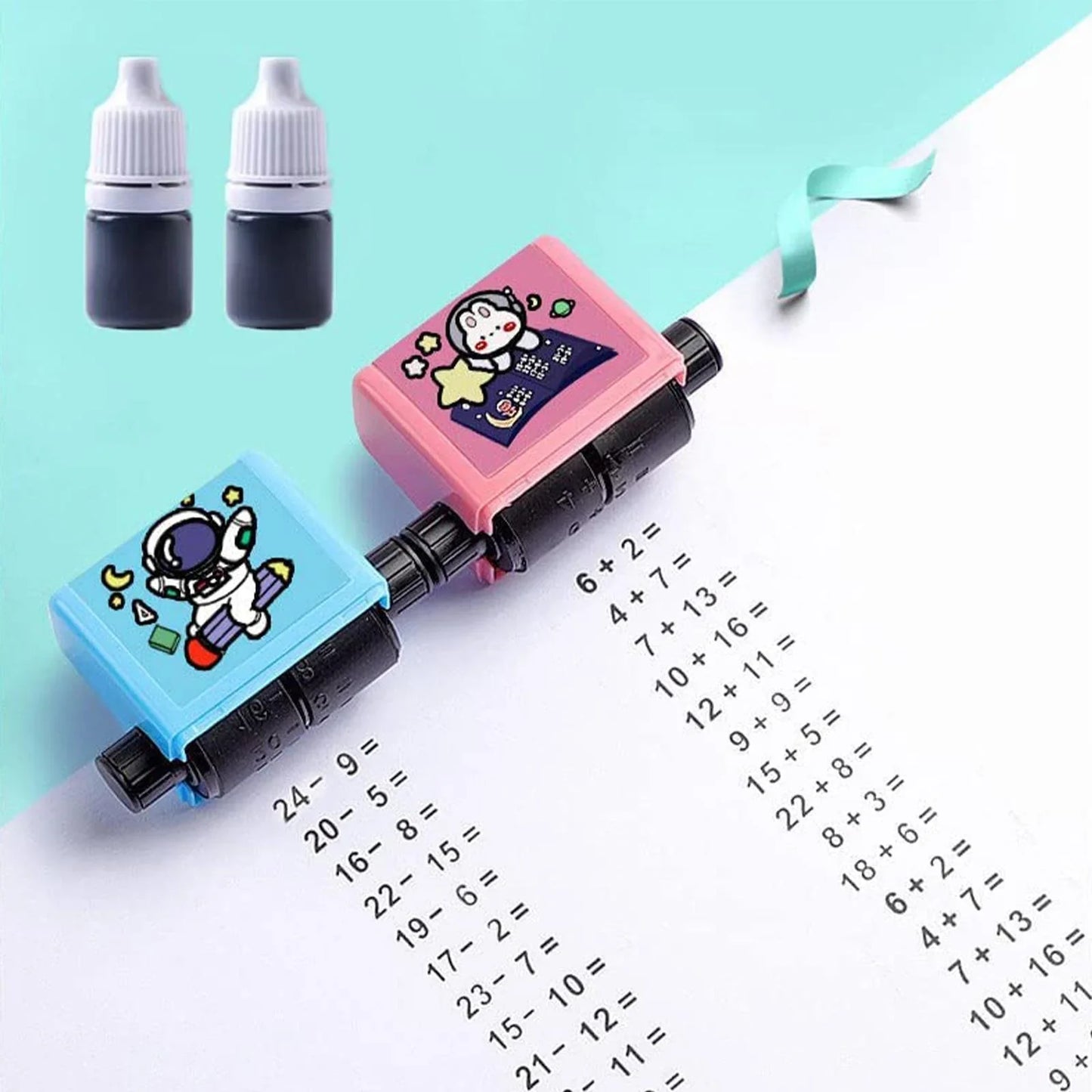 Mokomasis aritmetinių veiksmų antspaudas