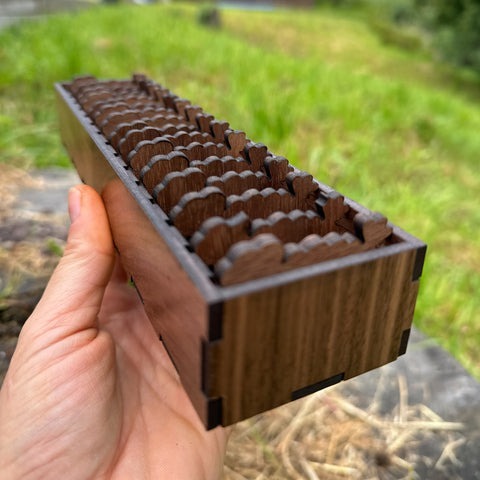 Medinių siūlų ričių rinkinys