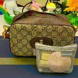 Mini krepšelis-kosmetinė daiktams susidėti