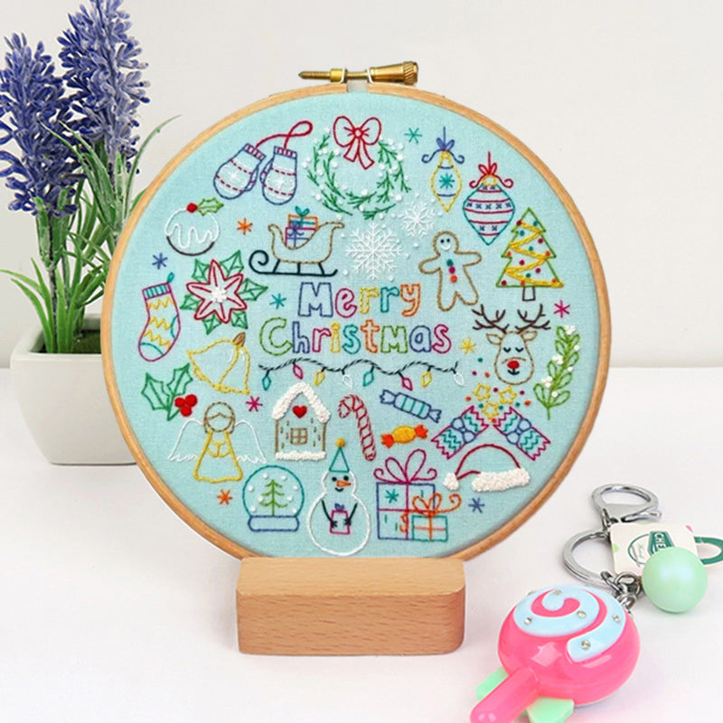 Kalėdinis siuvinėjimo rinkinys