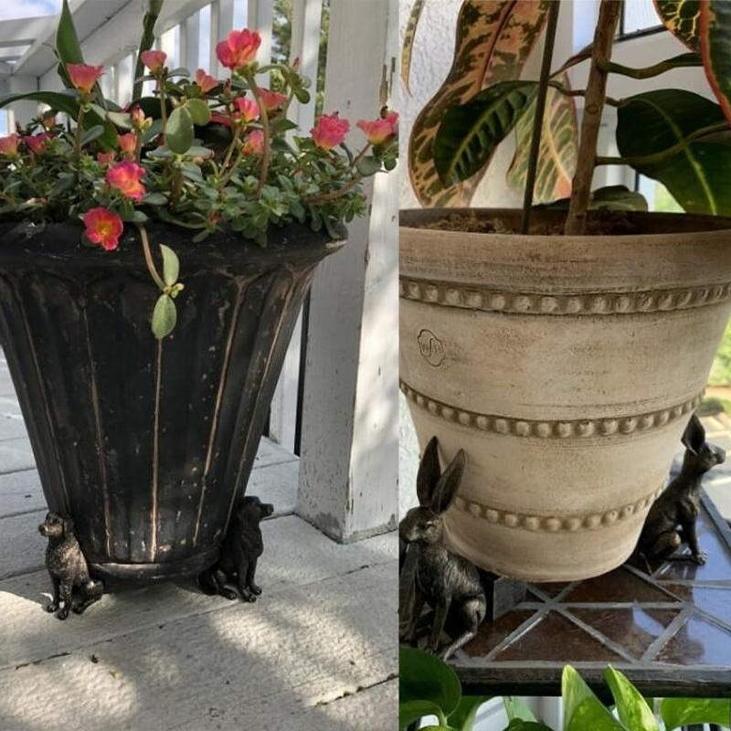 Gėlių vazonų pastatomi laikikliai (3 vnt.)