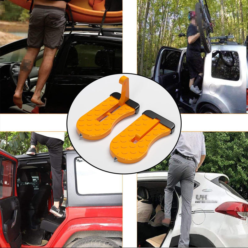 Automobilio durelių pakabinamas laiptelis