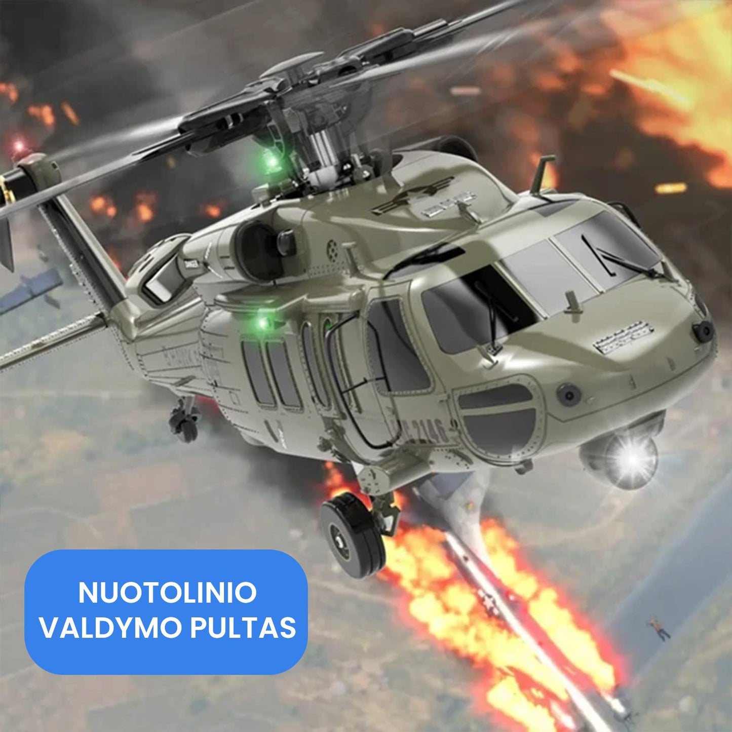 Nuotoliniu būdu valdomas sraigtasparnis