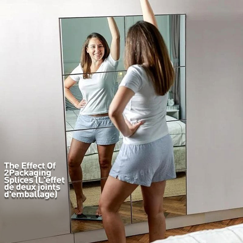 Priklijuojamas sieninis veidrodis