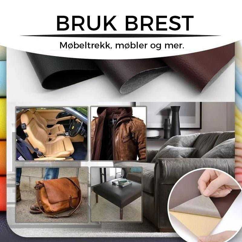 Klijuojamas pleistras odiniams baldams