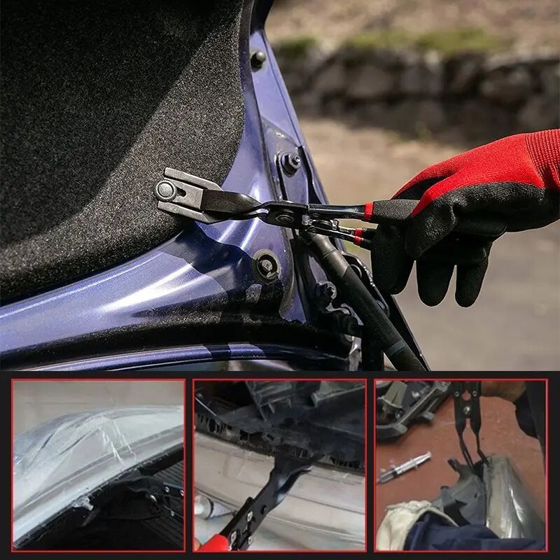 Replės automobilio tvirtinimams nuimti