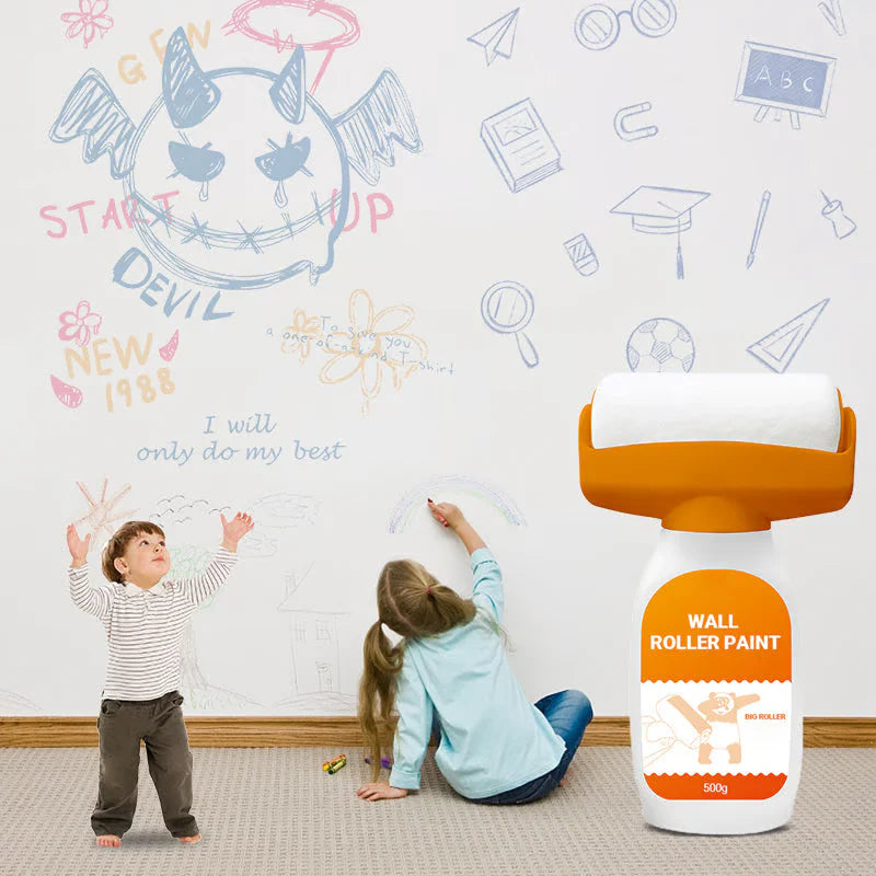 Dažymo volelis su dažų talpa