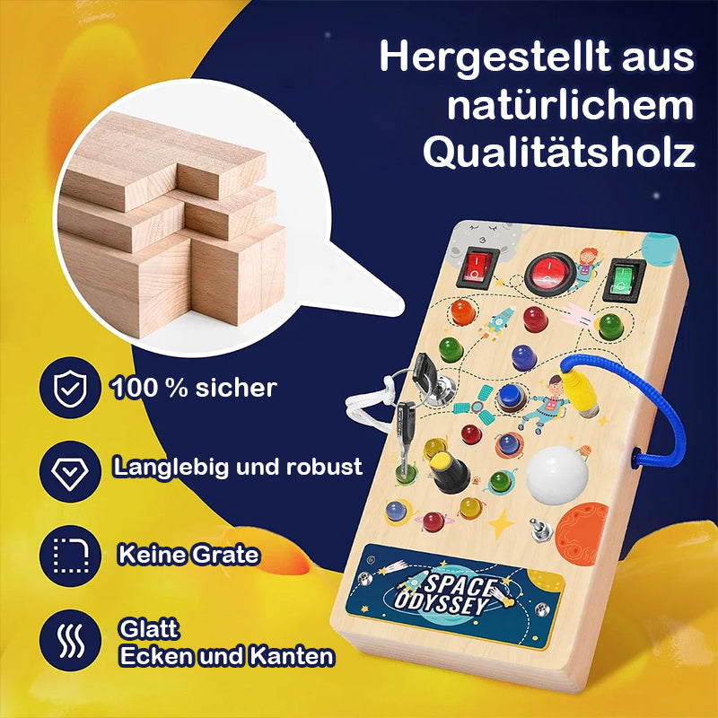 "Montessori" LED lempučių lenta