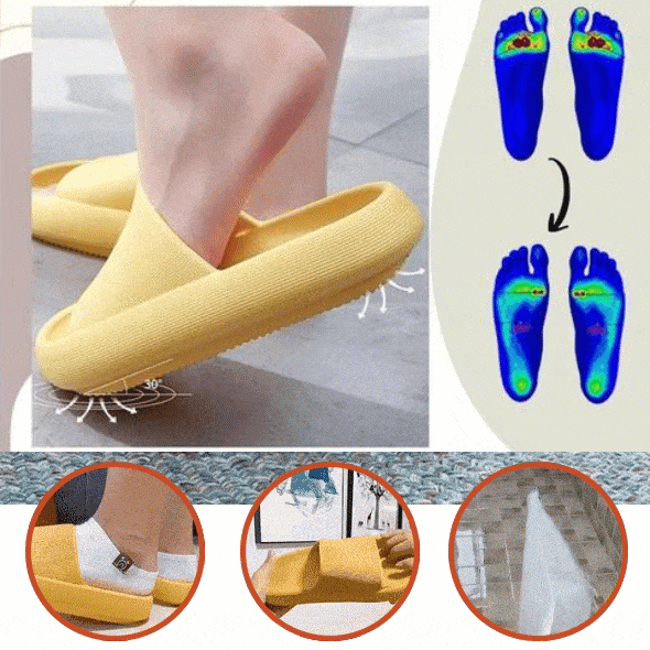 Minkšti sandalai storu padu, unisex