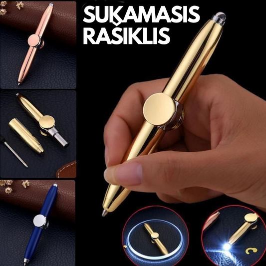 Sukamasis Rašiklis su LED Šviesos Efektu