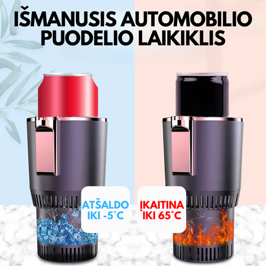 Išmanusis automobilio puodelio laikiklis