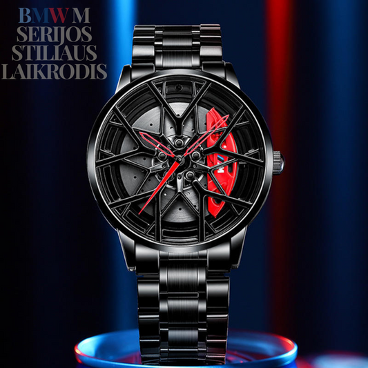 BMW M Serijos stiliaus laikrodis