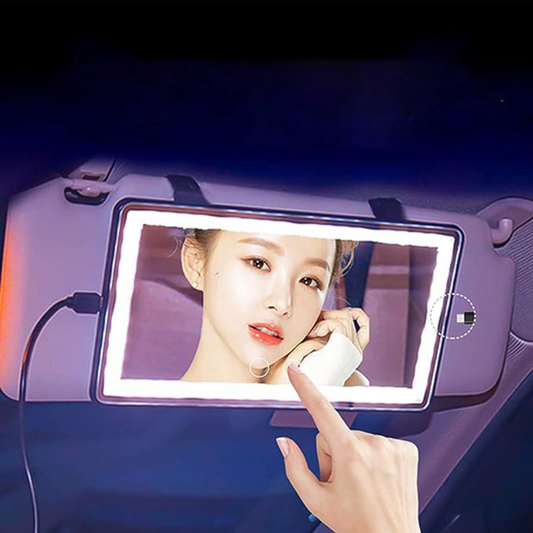 Automobilio veidrodėlis su LED apšvietimu