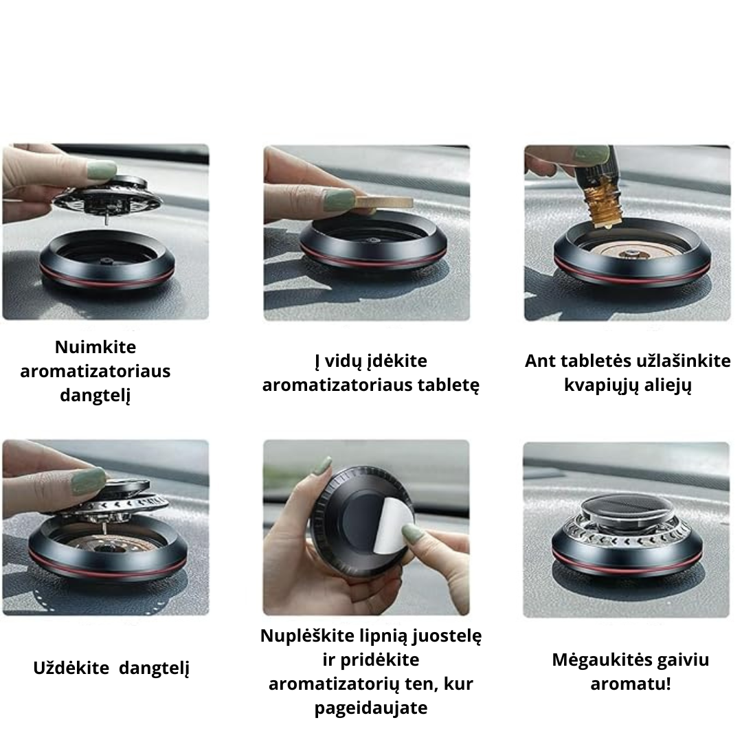 Unikalus automobilio aromatizatorius