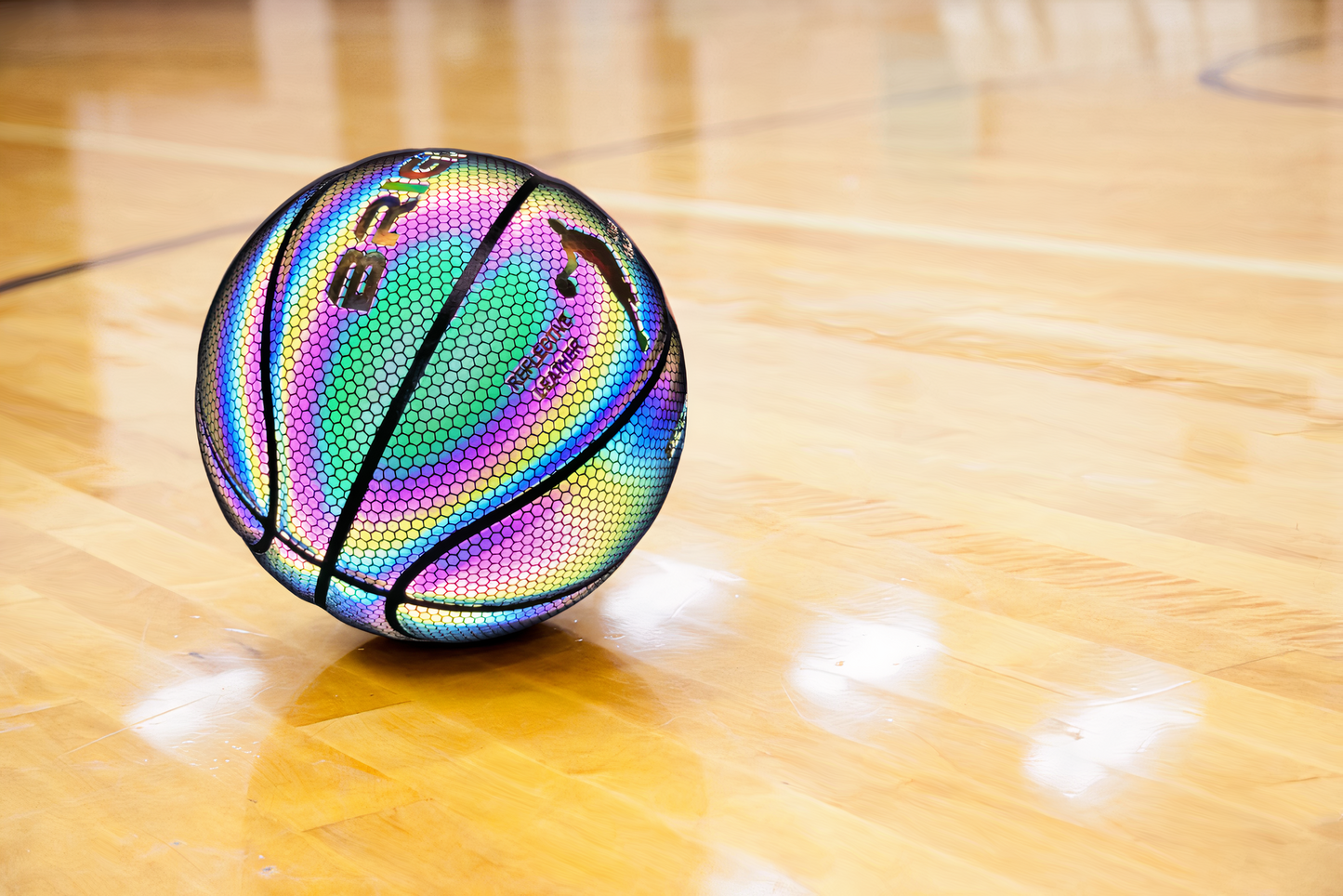 Šviečiantis krepšinio kamuolys