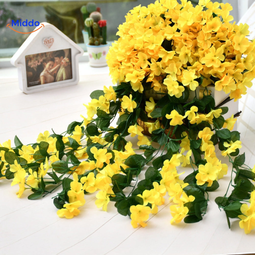 Orchidėjų kaskadas dekoracija